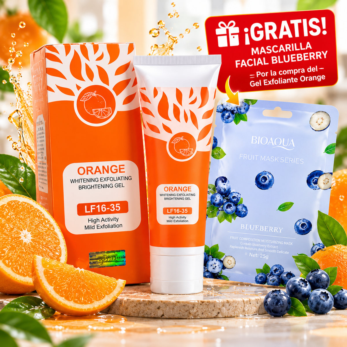 Orange Gel Exfoliante